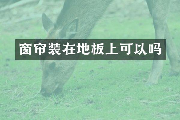 窗帘装在地板上可以吗