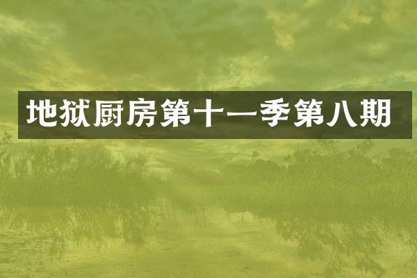 地狱厨房第十一季第八期