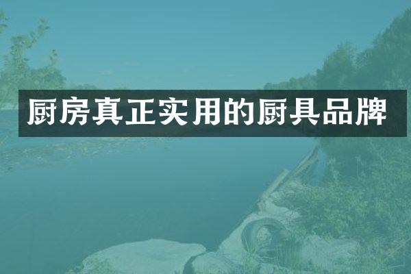 厨房真正实用的厨具品牌