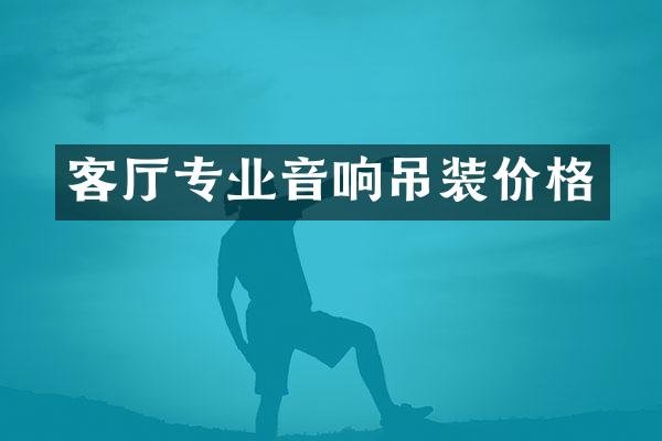 客厅专业音响吊装价格