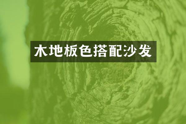 木地板色搭配沙发