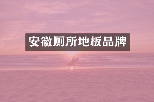 安徽厕所地板品牌