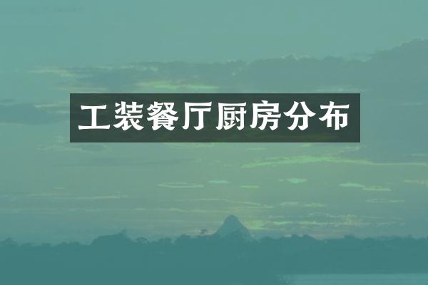 工装餐厅厨房分布