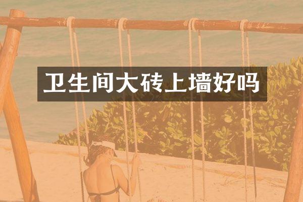 卫生间大砖上墙好吗