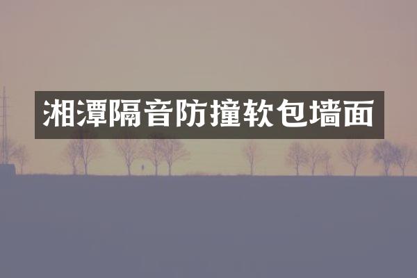 湘潭隔音防撞软包墙面