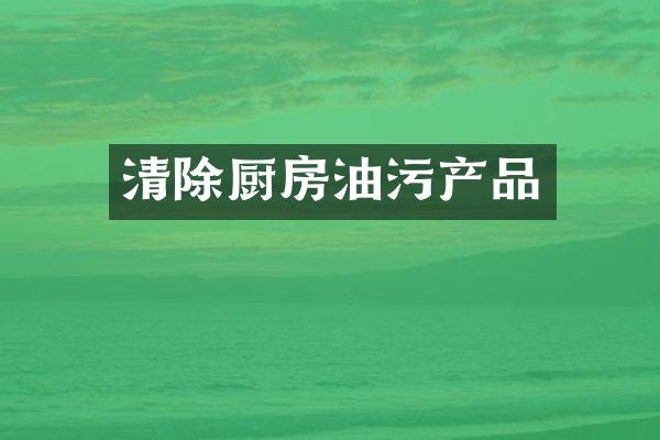 清除厨房油污产品