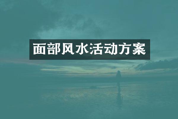 面部风水活动方案