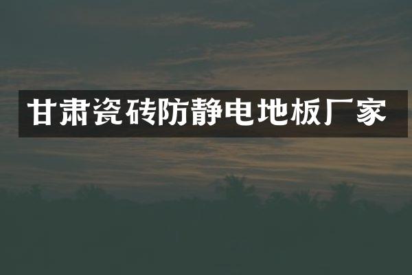 甘肃瓷砖防静电地板厂家