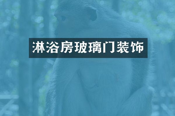 淋浴房玻璃门装饰