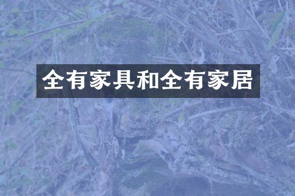 全有家具和全有家居