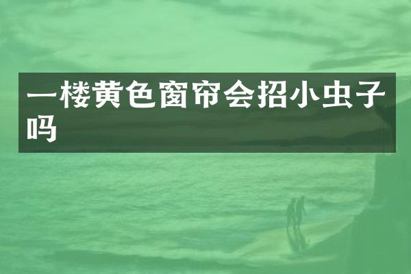 一楼黄色窗帘会招小虫子吗
