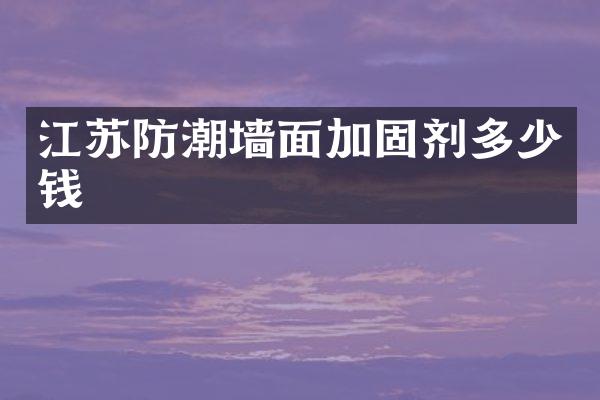 江苏防潮墙面加固剂多少钱