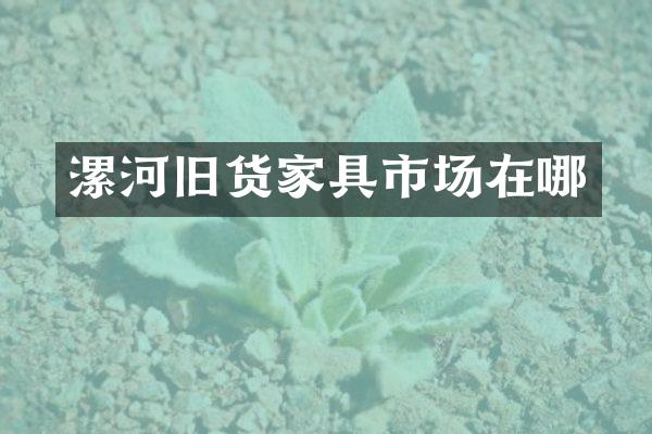 漯河旧货家具市场在哪