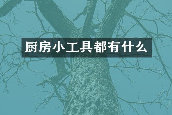 厨房小工具都有什么