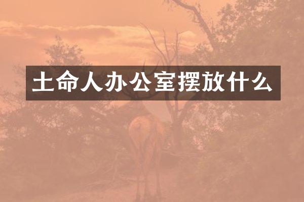 土命人办公室摆放什么