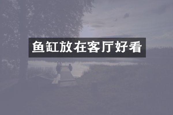 鱼缸放在客厅好看