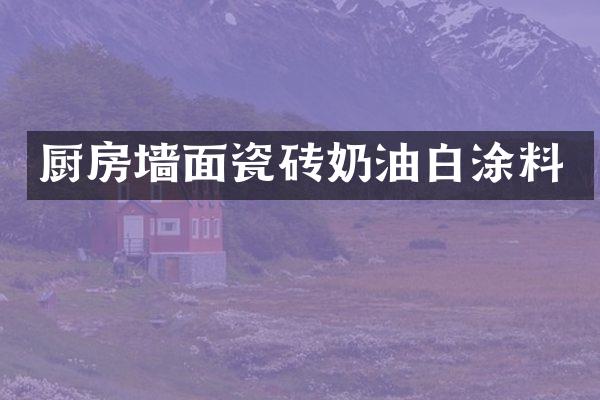 厨房墙面瓷砖奶油白涂料