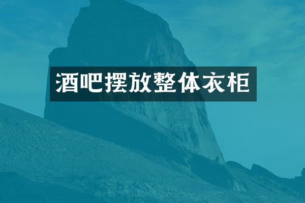 酒吧摆放整体衣柜