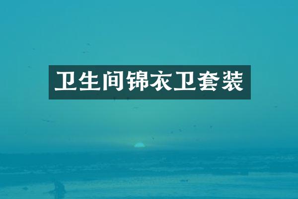 卫生间锦衣卫套装