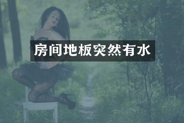 房间地板突然有水