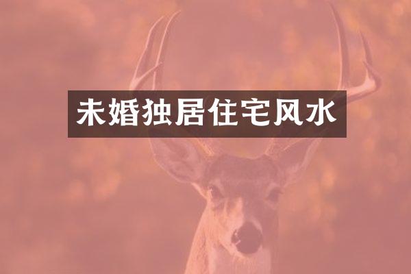 未婚独居住宅风水