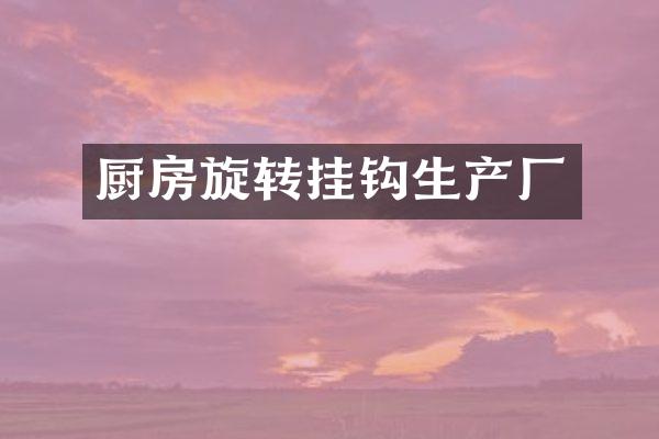 厨房旋转挂钩生产厂