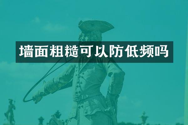 墙面粗糙可以防低频吗