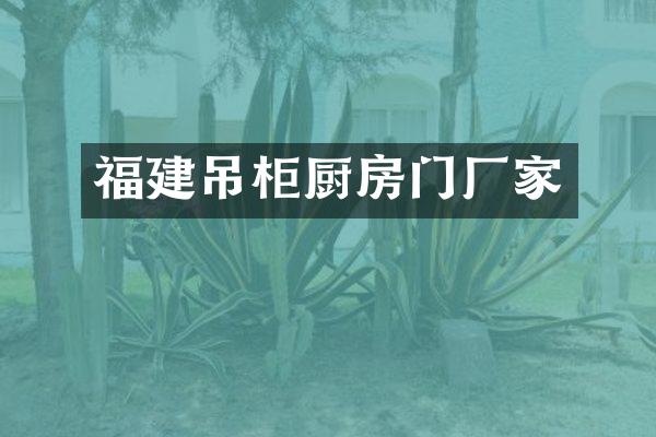 福建吊柜厨房门厂家