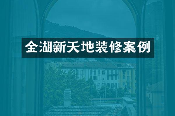 金湖新天地装修案例