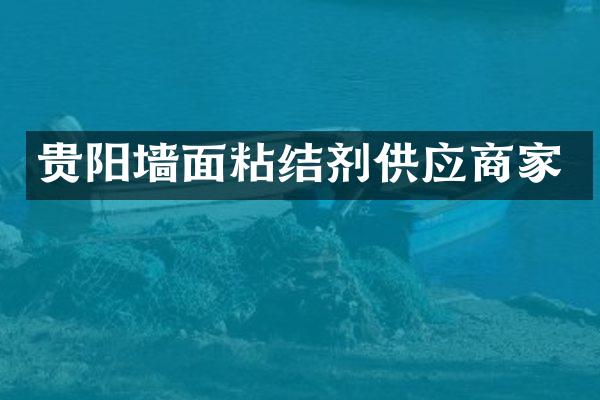贵阳墙面粘结剂供应商家