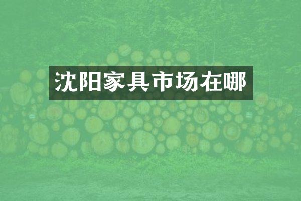 沈阳家具市场在哪
