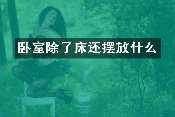 卧室除了床还摆放什么