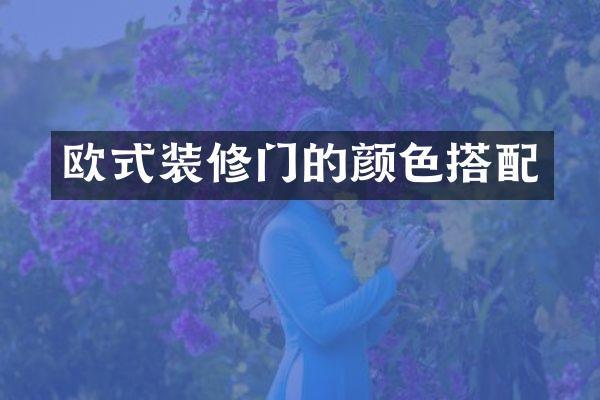 欧式装修门的颜色搭配