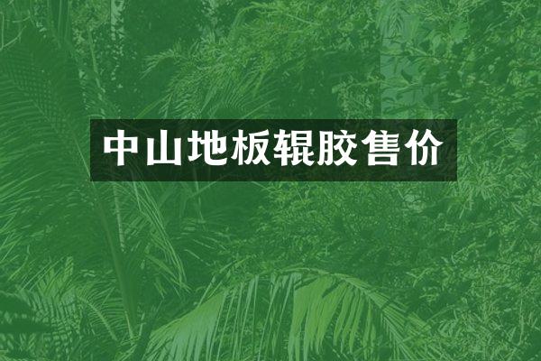 中山地板辊胶售价