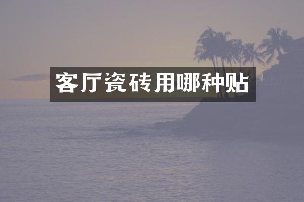 客厅瓷砖用哪种贴