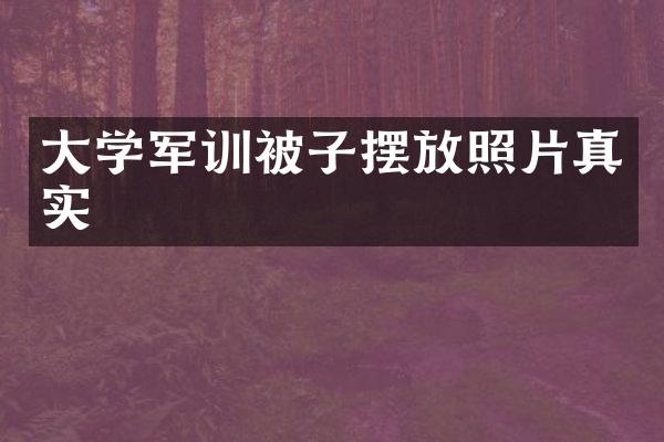 大学军训被子摆放照片真实
