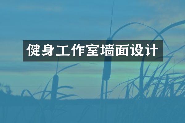 健身工作室墙面设计