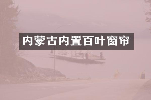 内蒙古内置百叶窗帘