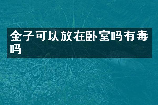金子可以放在卧室吗有毒吗