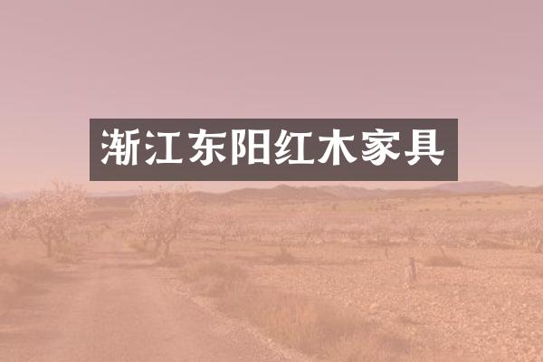 渐江东阳红木家具