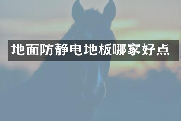 地面防静电地板哪家好点