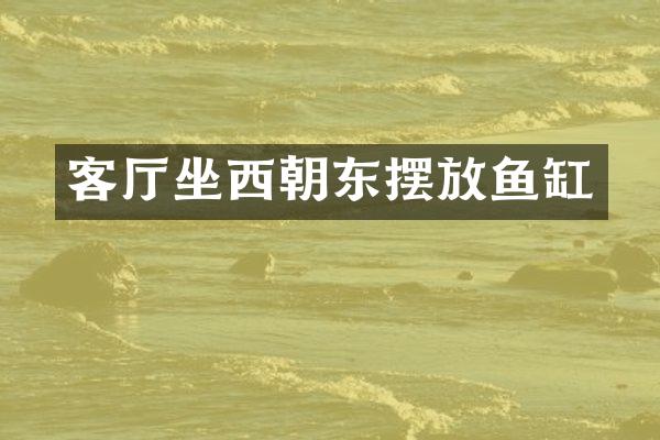 客厅坐西朝东摆放鱼缸