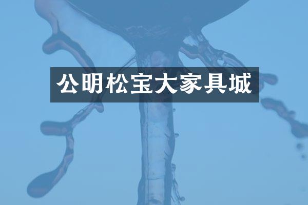 公明松宝大家具城