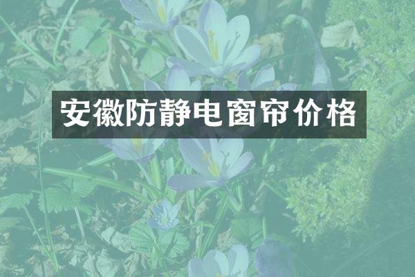 安徽防静电窗帘价格