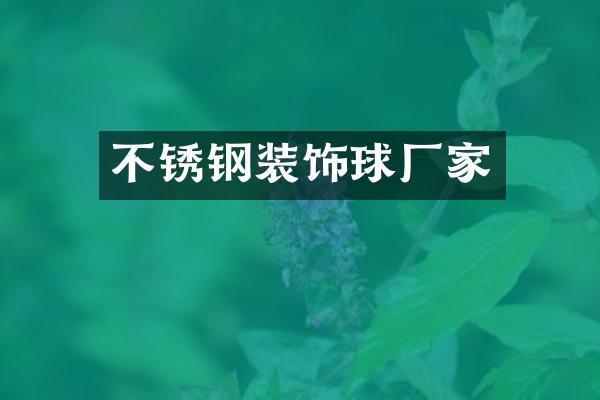 不锈钢装饰球厂家
