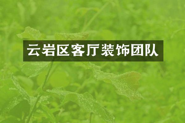 云岩区客厅装饰团队