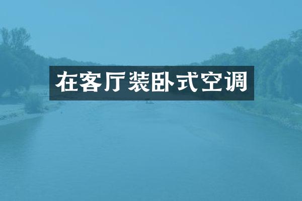 在客厅装卧式空调