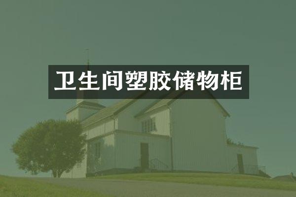 卫生间塑胶储物柜