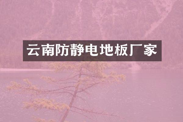 云南防静电地板厂家