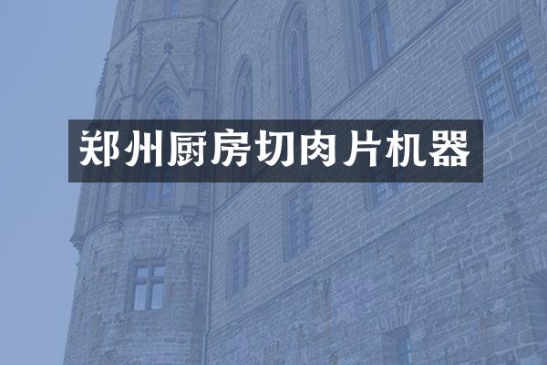 郑州厨房切肉片机器